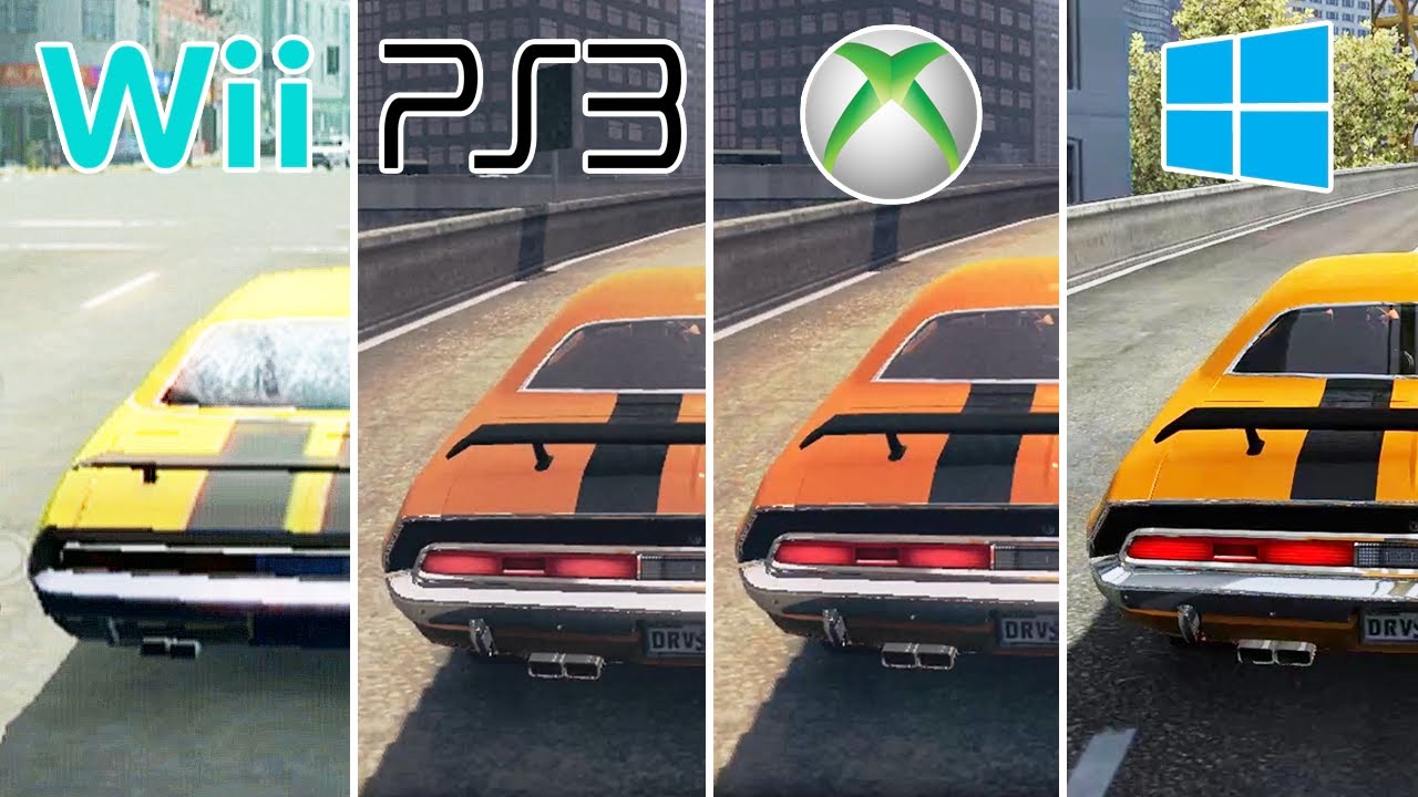 Driver: San Francisco (2011) Wii vs PS3 vs XBOX 360 vs PC [Graphics Comparison]