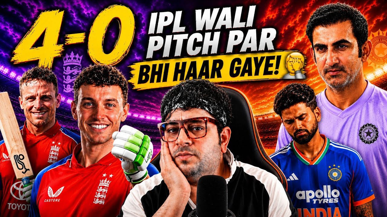 🔥 England Whitewash India 4-0 🤦 | Buttler 💯 & Brook's Record Partnership | IND vs ENG 5th T20I