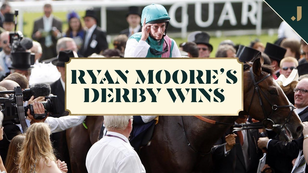 Ryan Moore is CLASS around Epsom 💯 Watch all four of his Derby wins from Workforce to City Of Troy
