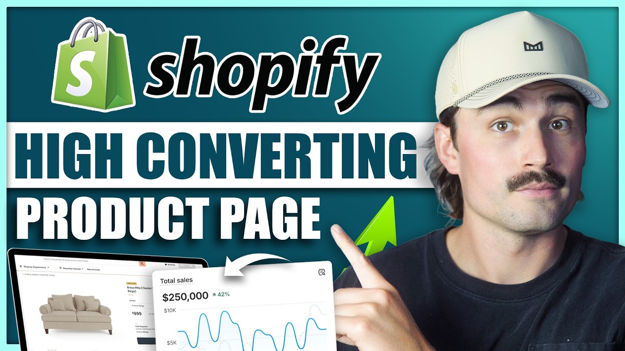 Как создать высококонверсионную страницу товара в Shopify (разделы, отзывы, часто задаваемые вопр...