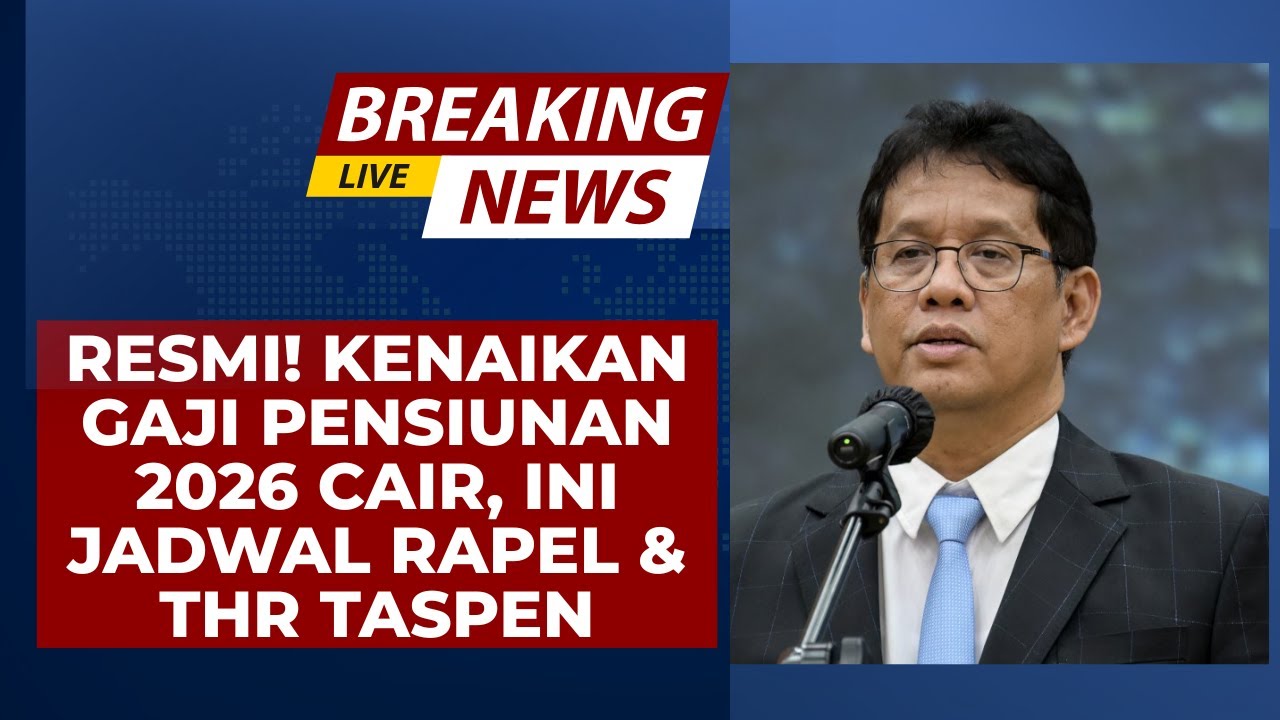 RESMI! Fakta Kenaikan Gaji Pensiunan 2026, Rapel & THR Terbaru Taspen