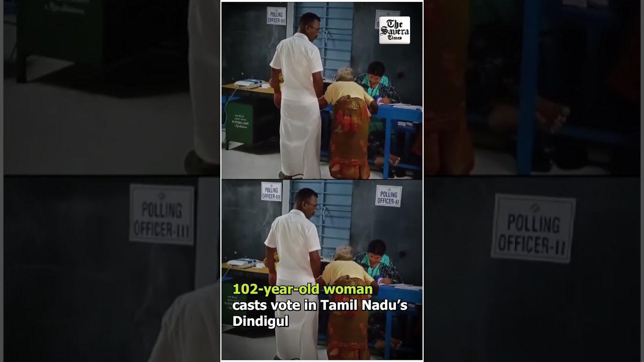 Lok Sabha Polls 2024: 102-year-old woman casts vote in Tamil Nadu&rsquo;s Dindigul