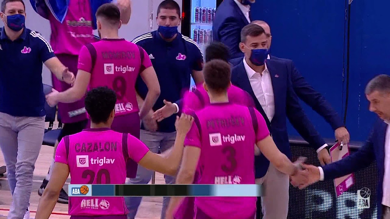 Double-block by Matković, dunk by Cazalon (Mega Soccerbet &ndash; Partizan NIS, 28.3.2021)