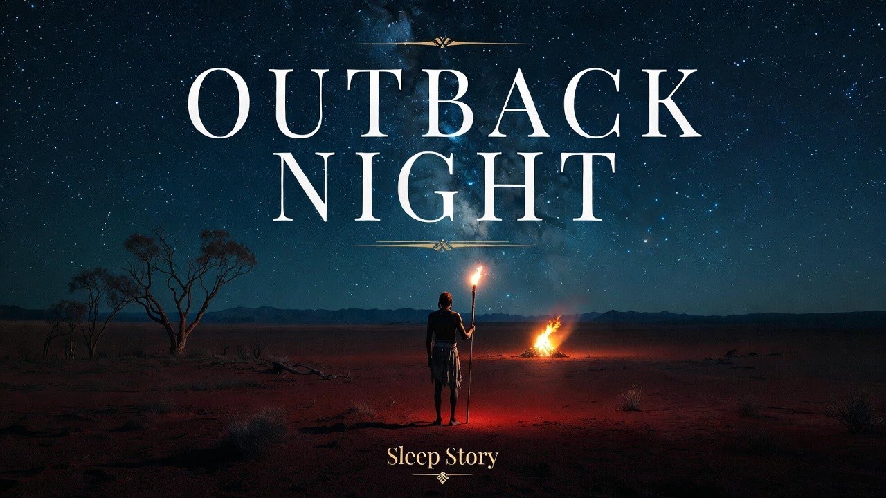 Australian Outback Night 🌙 Sleep Under the Southern Stars | Desert Sounds & Gentle Dreamtime Journey