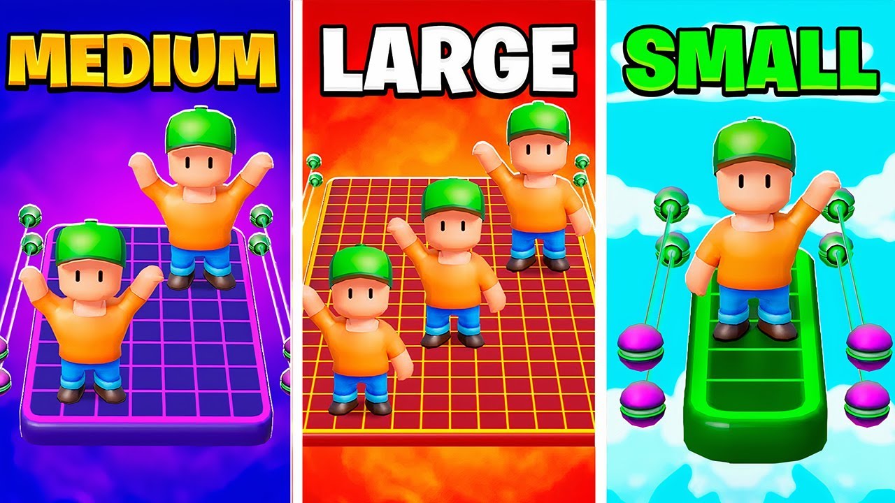 Stumble Guys, but Map Size is RANDOM!