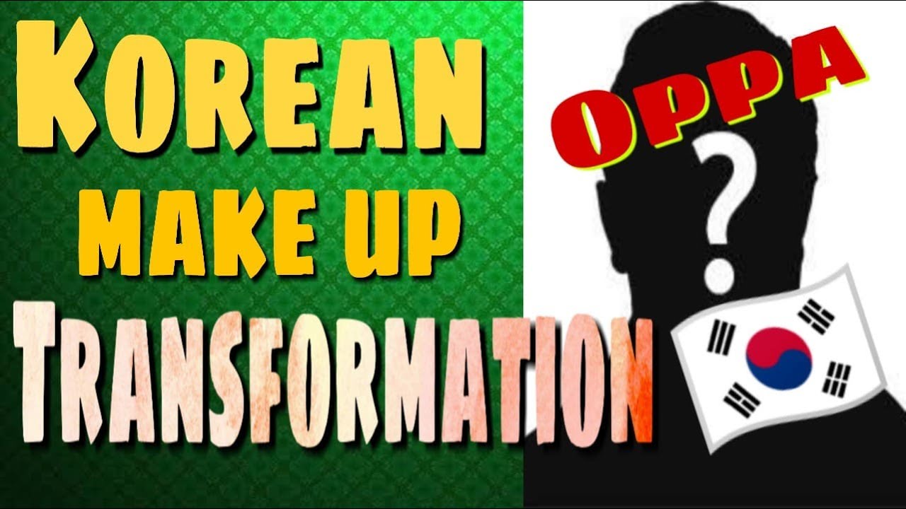 KOREAN MAKEUP TRANSFORMATION | OPPA DERICKSKIE