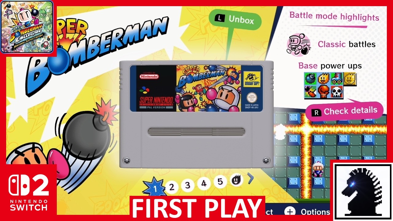 NS2 First Play - Super Bomberman Collection - #1: Super Bomberman