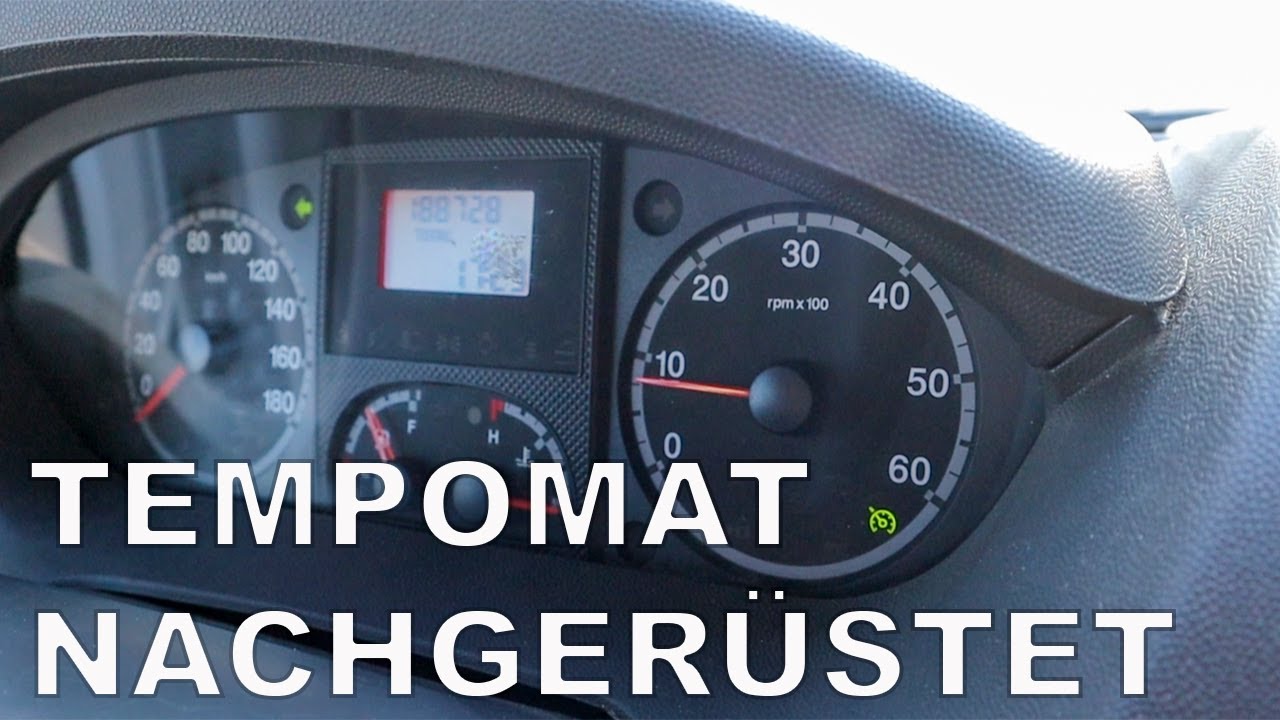 Tempomat im Boxer / Ducato / Jumper X250 nachrüsten