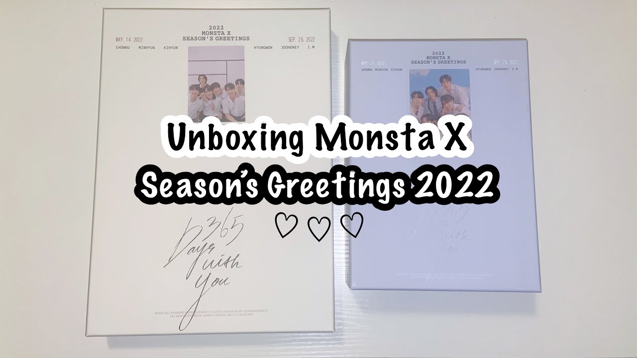 Unboxing Monsta X Season’s Greetings 2022