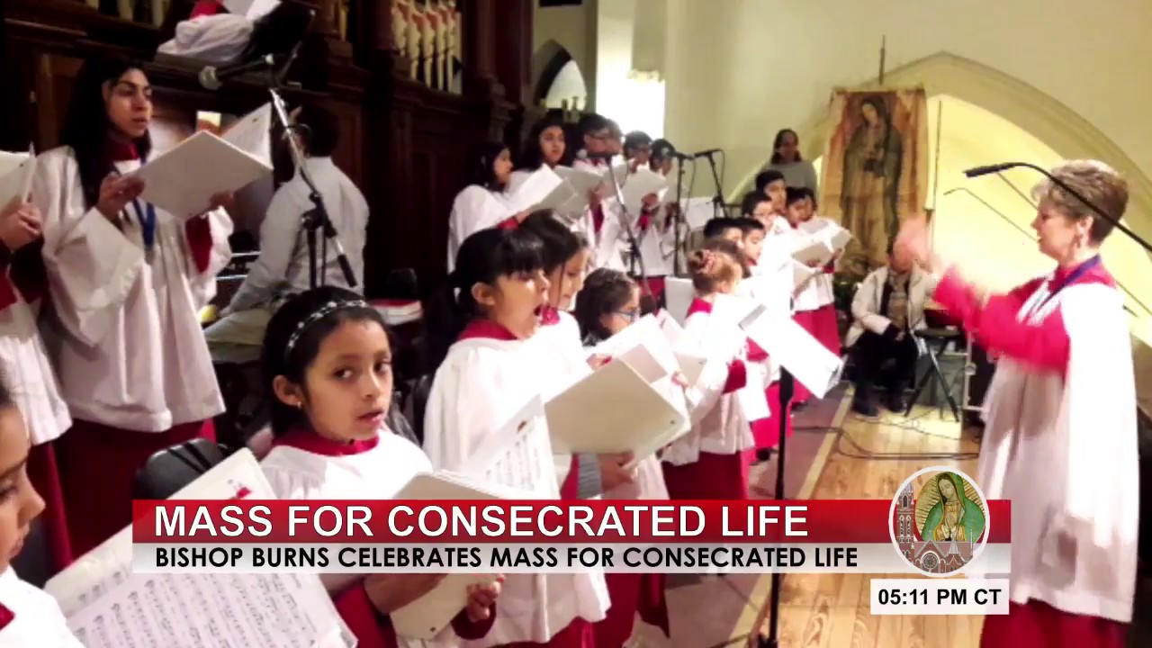 Celebrating Consecrated Life - Mass with Bishop of Dallas Edward Burns