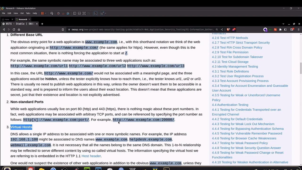 Web Security Testing Guide Course (4.1.4) - Information Gathering & Web Recon