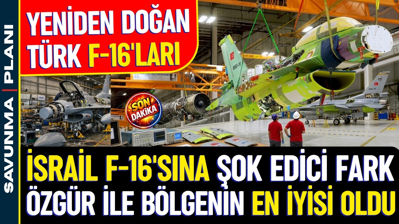 &Ouml;ZG&Uuml;R PROJESİ: F-16 SAVAŞ U&Ccedil;AKLARINDA &Uuml;ST&Uuml;NL&Uuml;K EL DEĞİŞTİRİYOR  - SAVUNMA SANAYİ