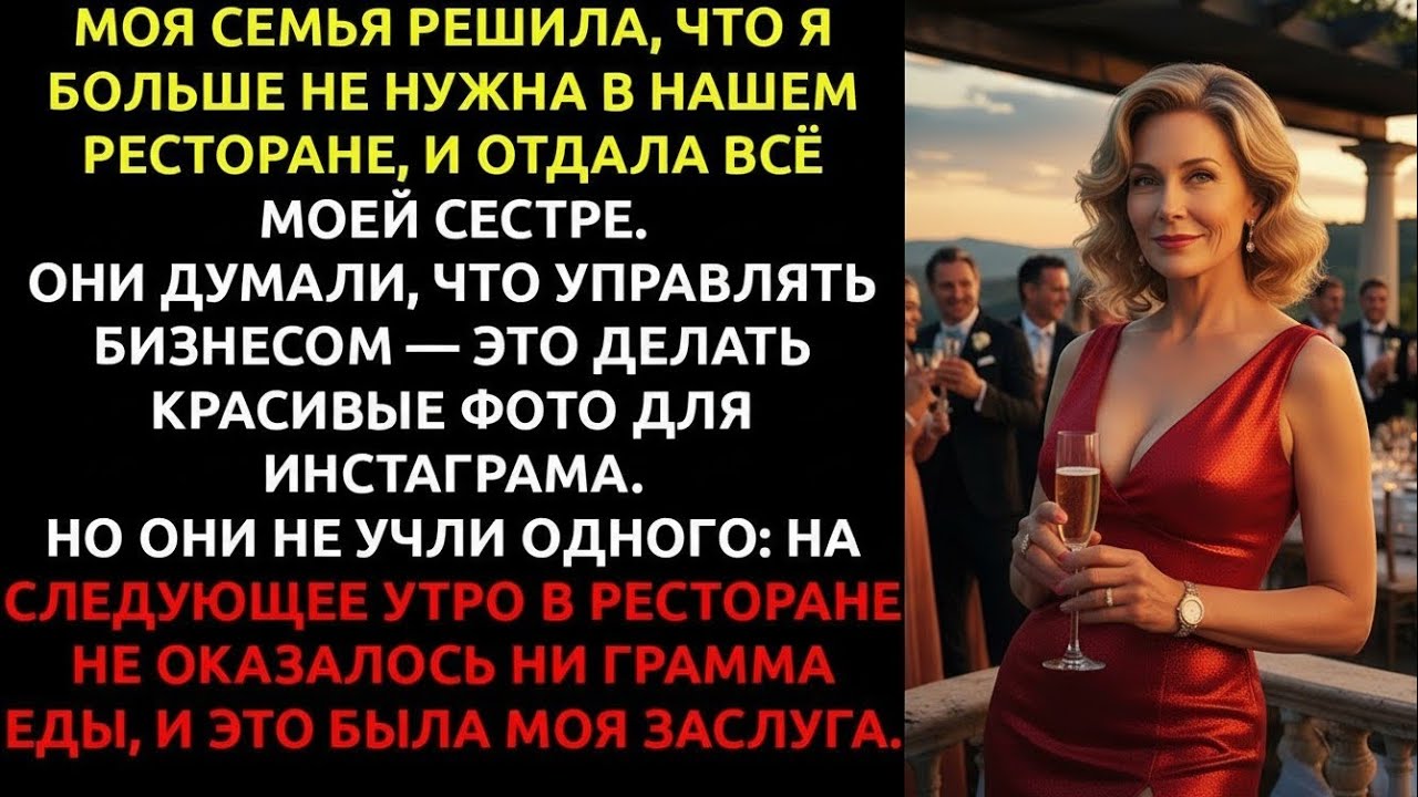 Моя сестра ЗАБРАЛА дело всей моей жизни... и я РЕШИЛА преподать ей урок, который она не забудет.