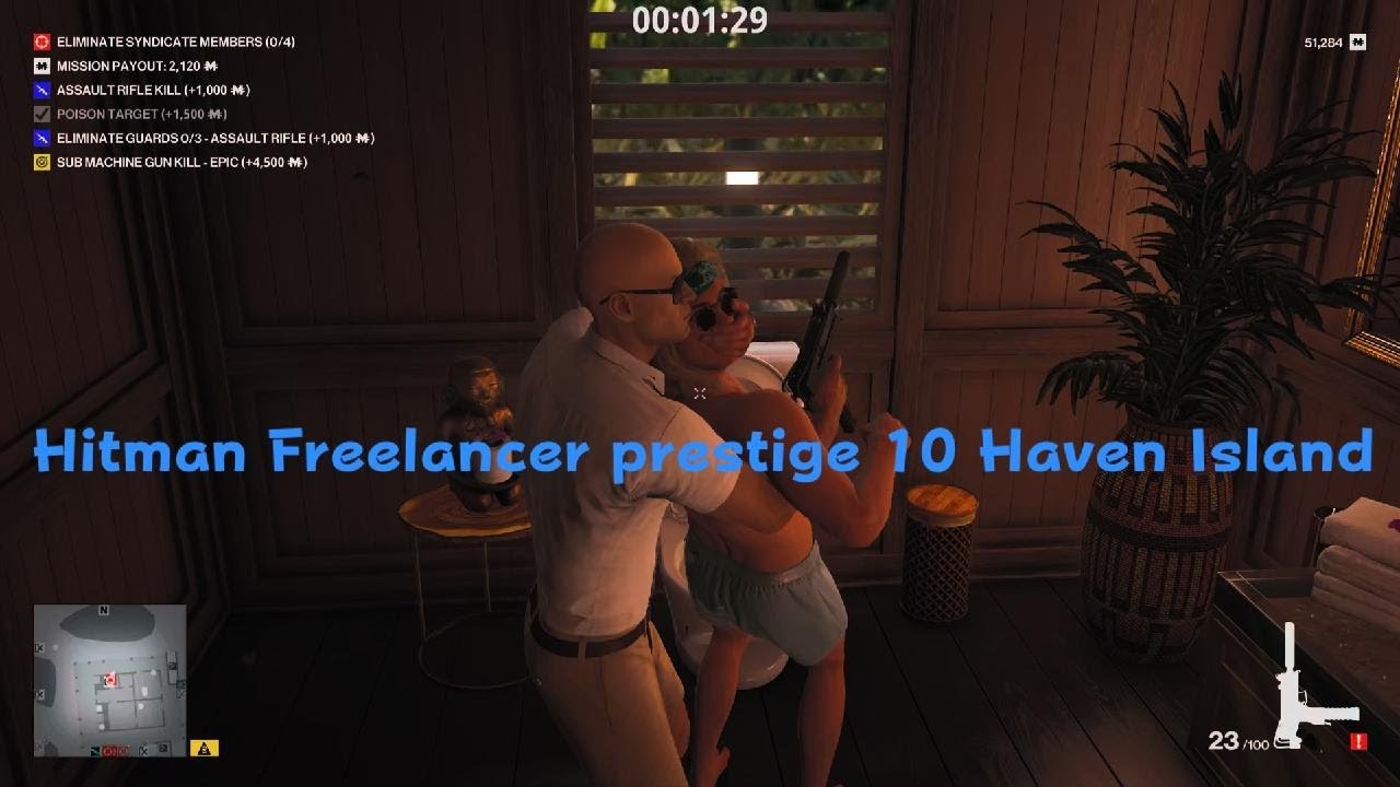 HITMAN Freelancer prestige 10 Haven Island