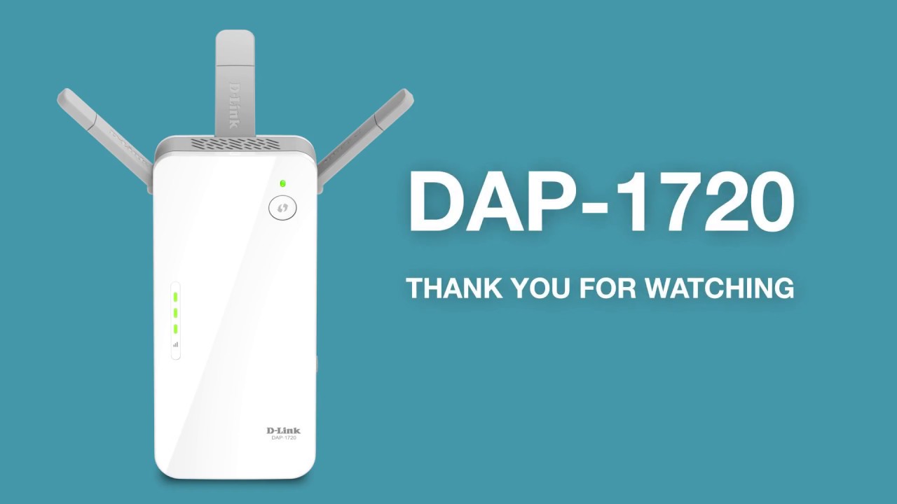 How to Set Up the AC1750 Wi-Fi Range Extender (DAP-1720)