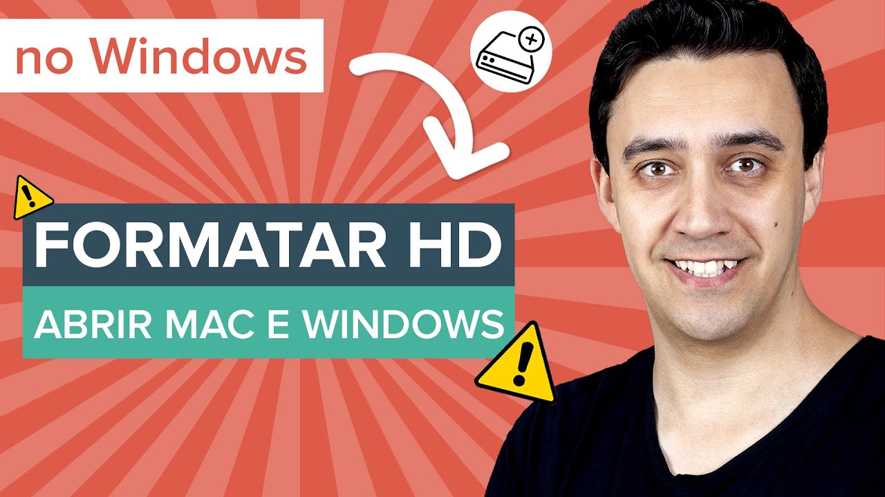 ✅ Como FORMATAR HD Para Mac e Windows (via WINDOWS)