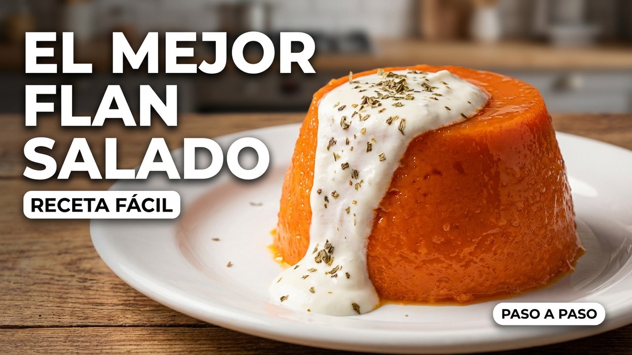 🔥 Flan Cremoso de Pimientos de Piquillo 🍮 ¡Fácil, Rápido y Sorprendente!