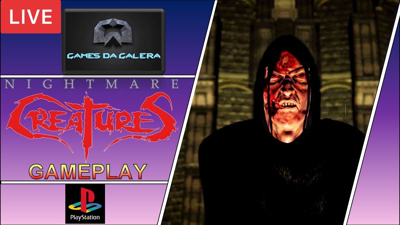 NIGHTMARE CREATURES PLAYSTATION - LIVE RETRO GAMING Games da Galera