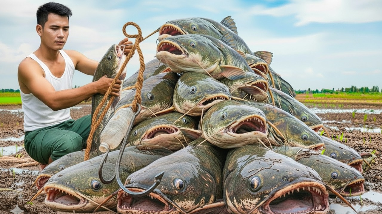 CEO leaves the city for the forest, harvesting fish from the pond, living off-grid
