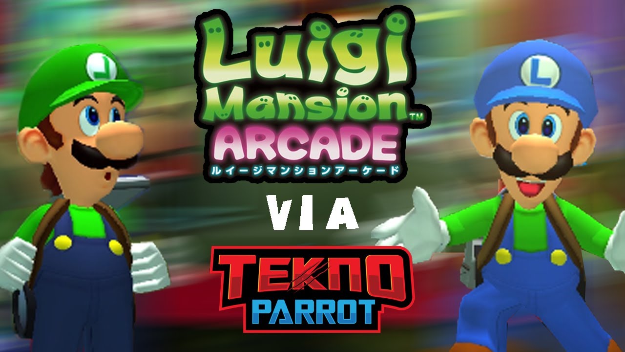 Luigi's Mansion Arcade - 2-Player Online Co-op via Teknoparrot and Parsec (feat. @nessaisoffline)