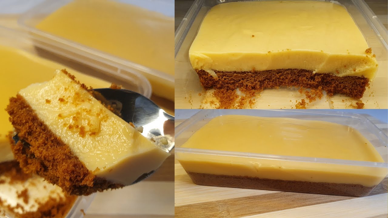 GRAHAM FLAN | No Bake, No Steam, No Mixer, No Oven