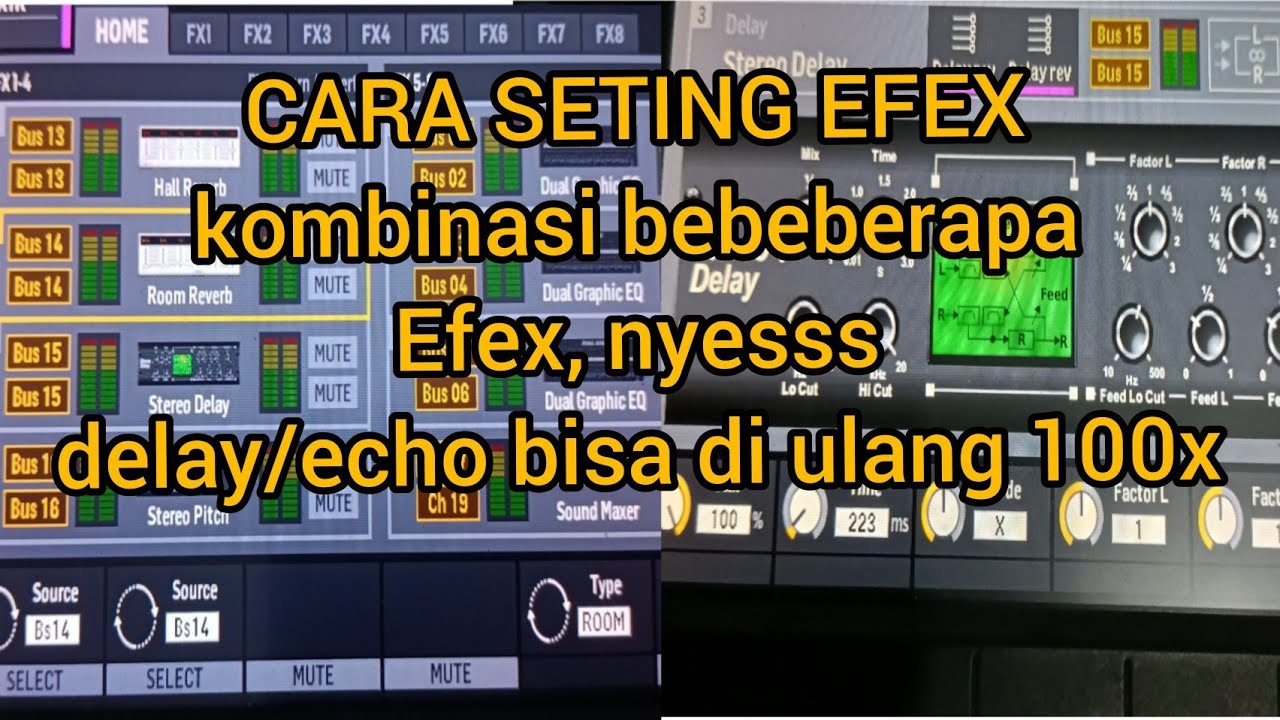 BELAJAR CARA SETING EFEX VOCAL MIXER DIGITAL, nyes dan gampang