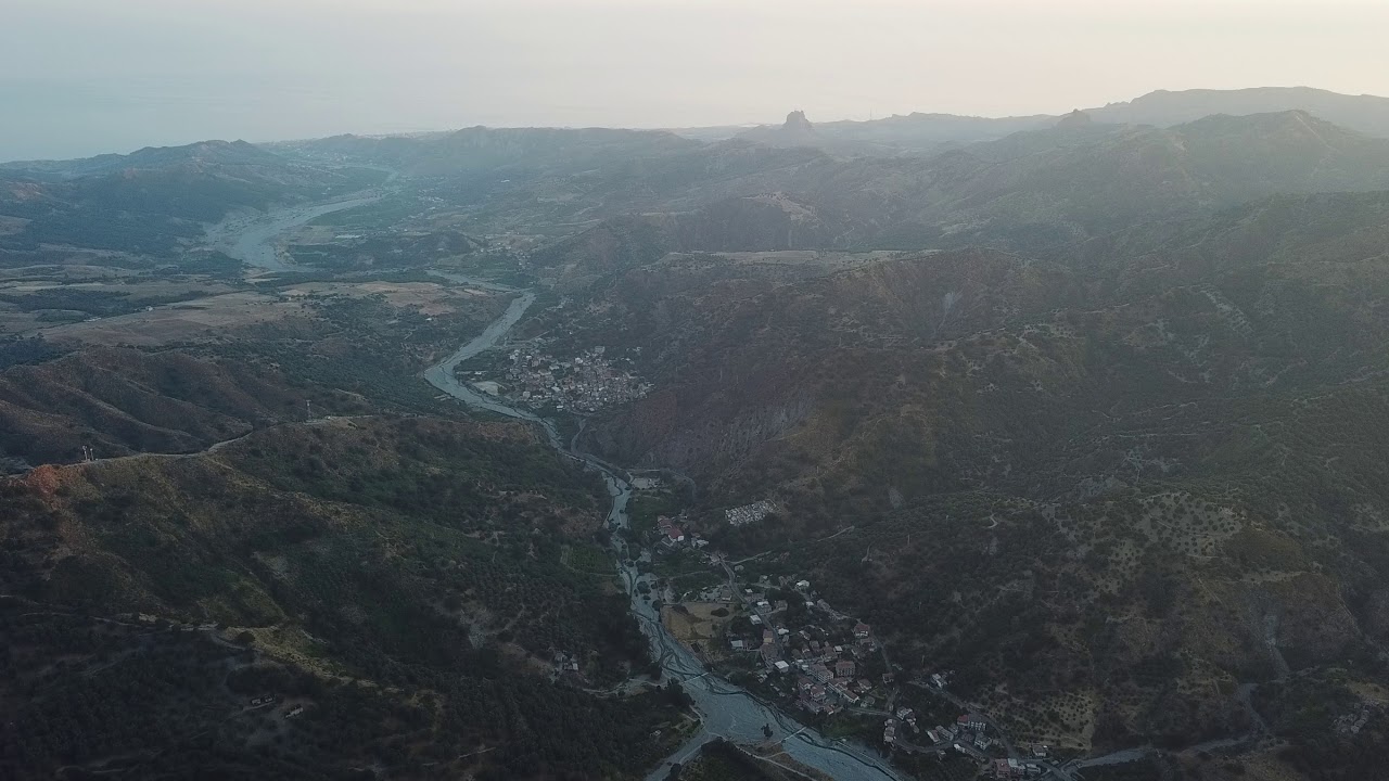 San Lorenzo drone flight towards Chorio -Reggio di Calabria-