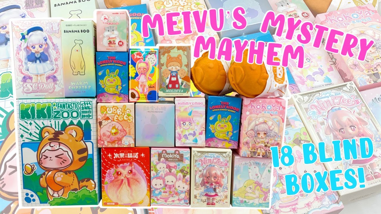 Let's Open 18 Blind Boxes from KikaGoods! PANDA TAIYAKI, SHINWOO GHOST, TEENAR CAMPUS BJD | MMM ♡