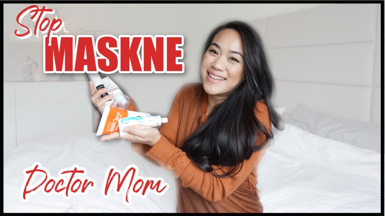 HOW TO STOP MASK ACNE [Doctor Mom Skincare Routine]