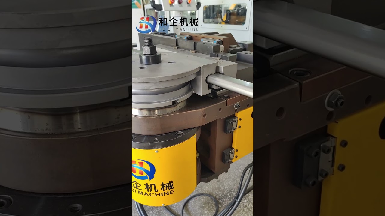 Pipe processing with no any wrinkles. #machinefactory # Pipe bender. #art