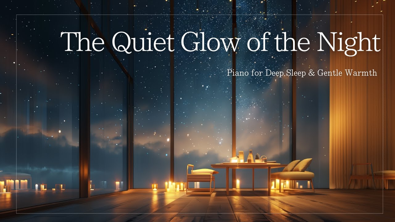 Relaxing Piano for Deep Sleep & Gentle Warmth | The Quiet Glow of the Night &ndash; Peaceful Sleep Music