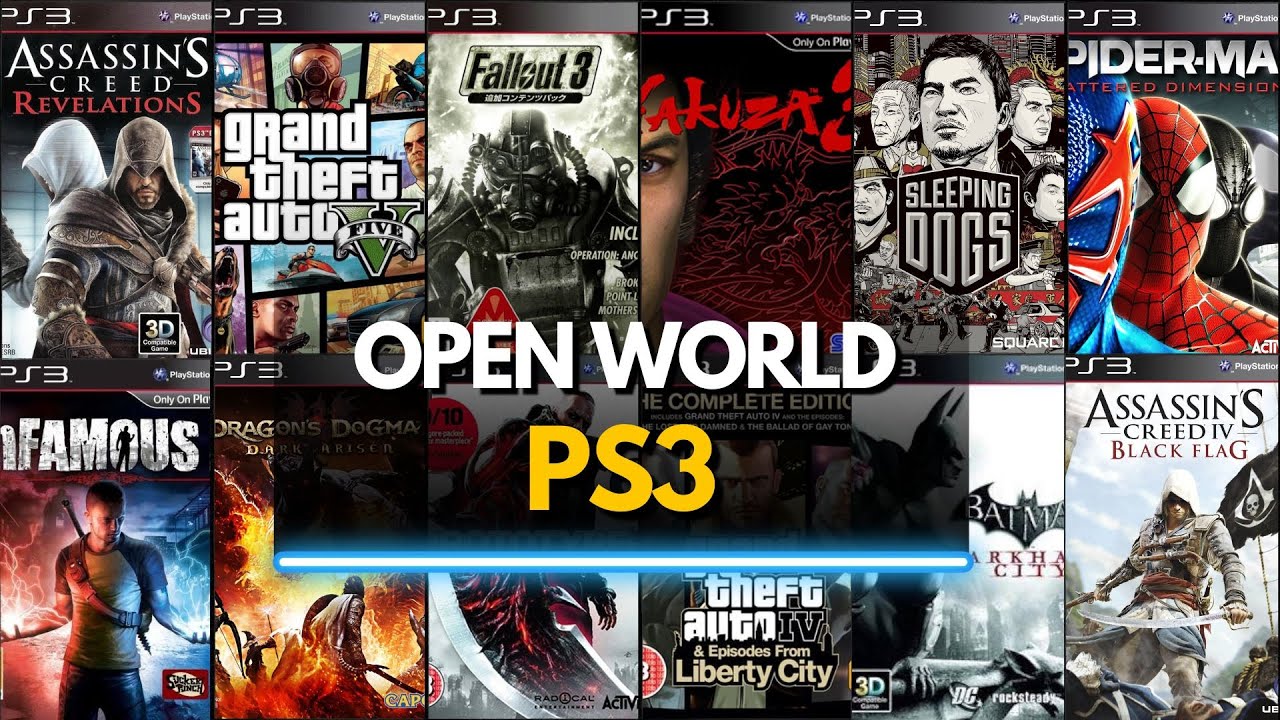 ТОП-50 ЛУЧШИХ ИГР С ОТКРЫТЫМ МИРОМ НА PS3 (2025)