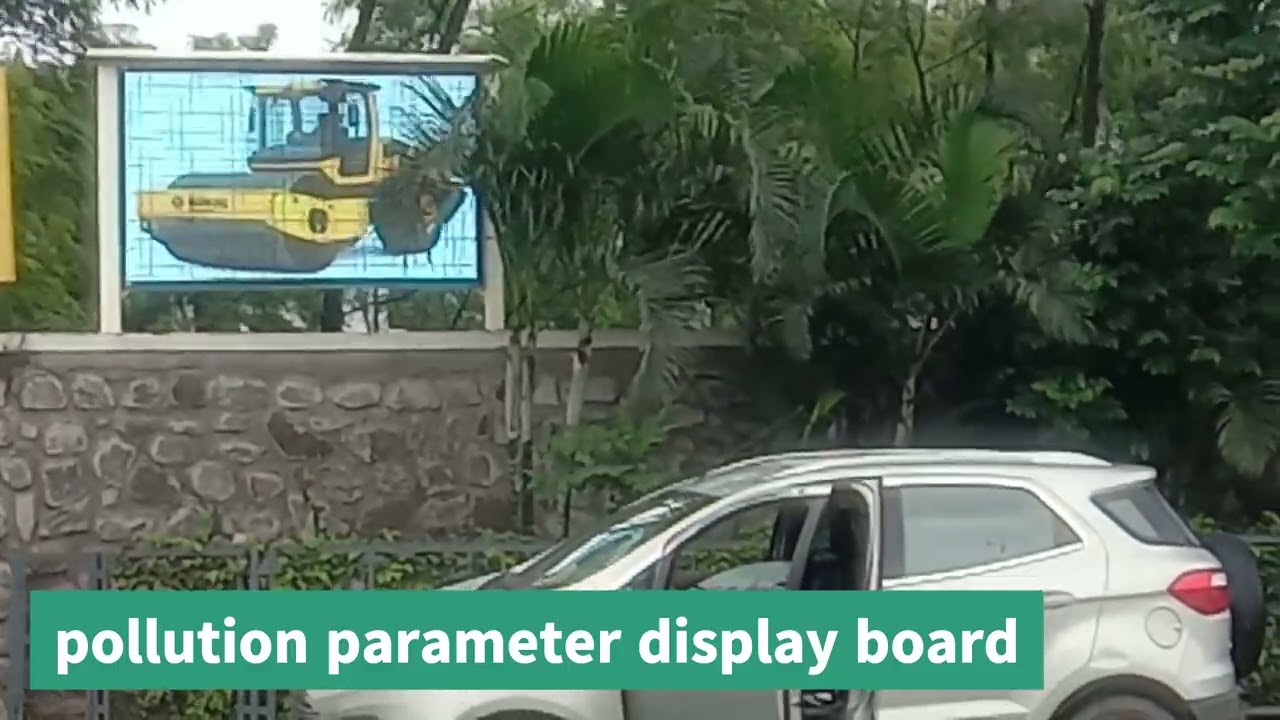 pollution parameter display board