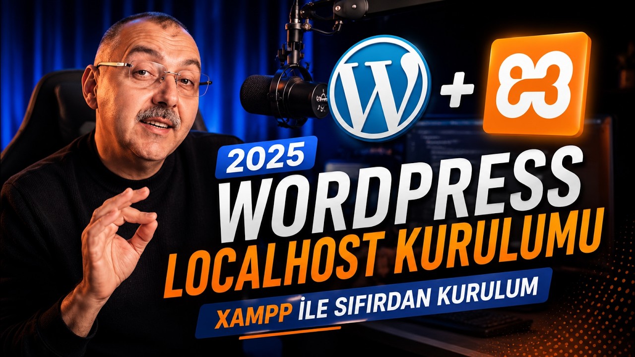2025 WordPress Localhost Kurulumu | XAMPP ile Sıfırdan Kurulum