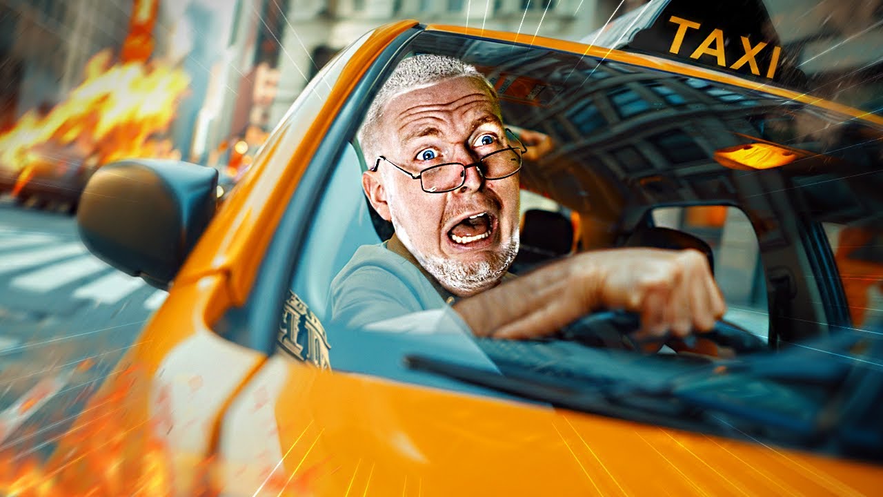 Opa Papfi meldet sich zum Dienst | Taxi Simulator