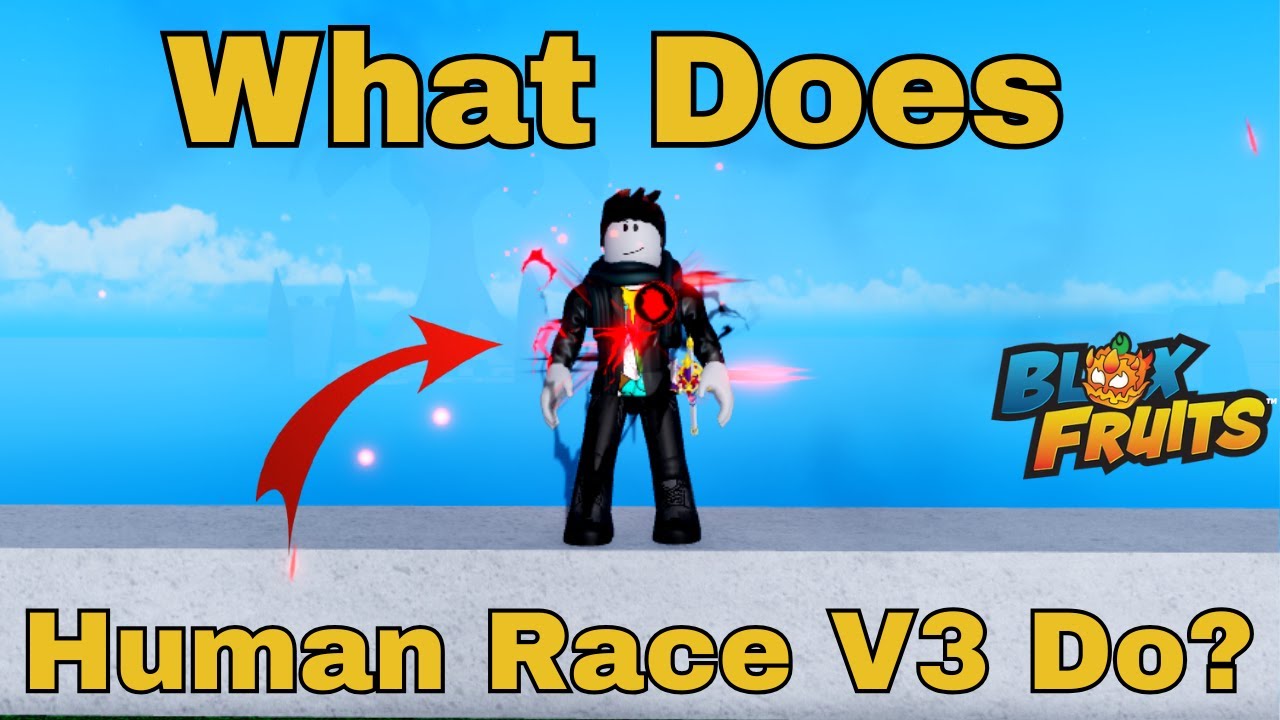 What Does Human V3 Do In Blox Fruits? | Human V3 Buff's | Human Race V3 | Roblox