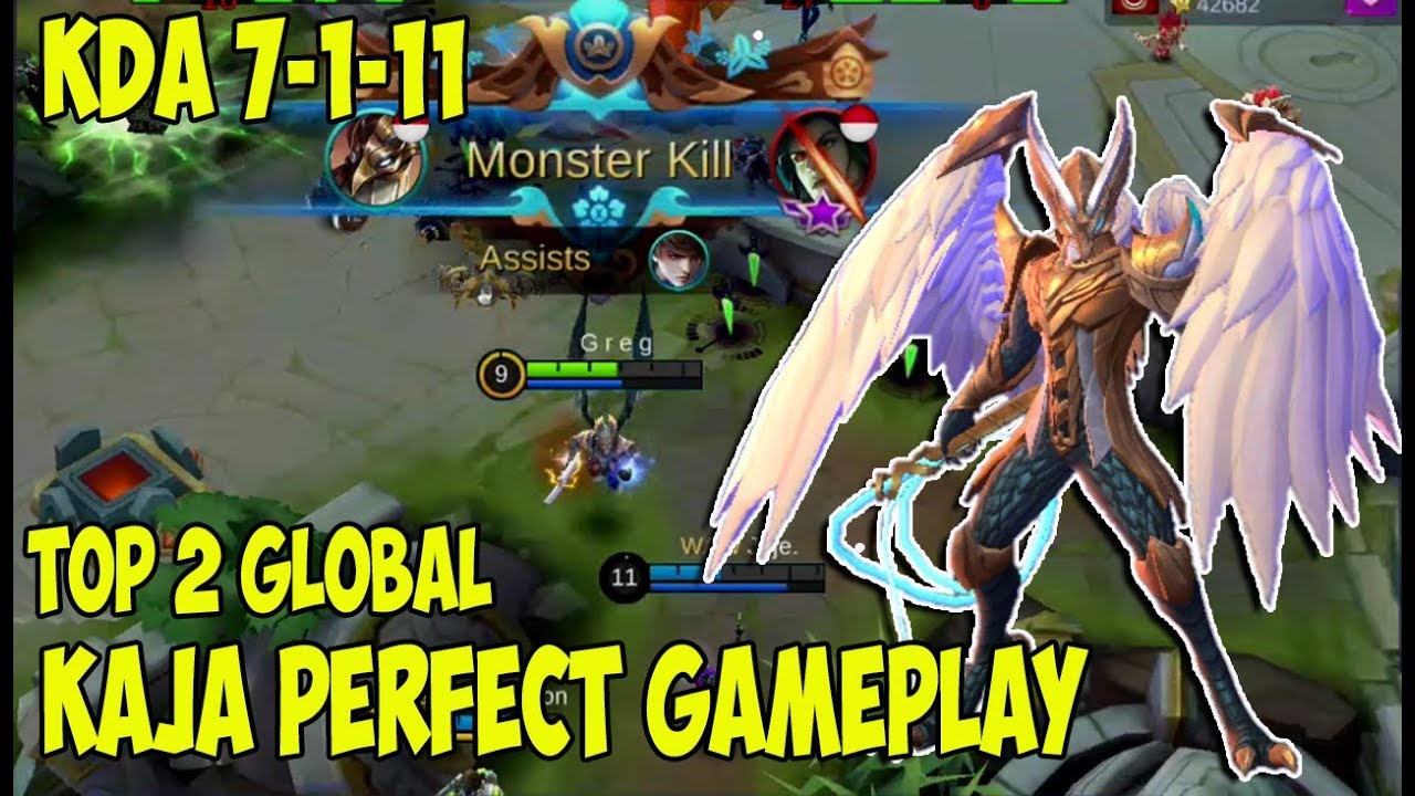 Kaja Perfect Gameplay - Top 2 Global kaja By G r e g - Mobile Legends