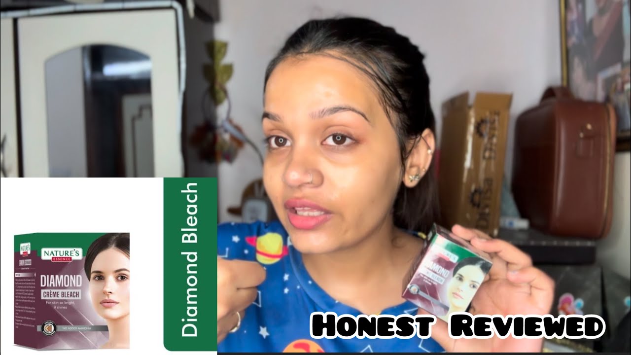 NATURE’S DIAMOND CREME BLEACH REVIEW || HOW TO APPLY BLEACH AT HOME || CHETNA MAKEOVERS