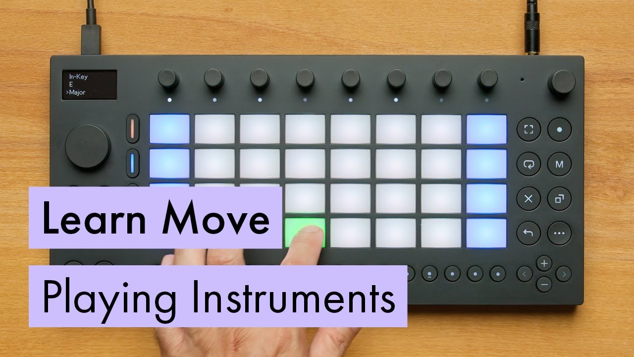 Ableton Move Tutorial: Playing different instrument layouts