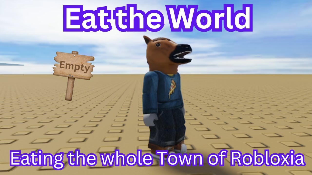 Eat the World Eating the whole Town of Robloxia #roblox #eattheworld