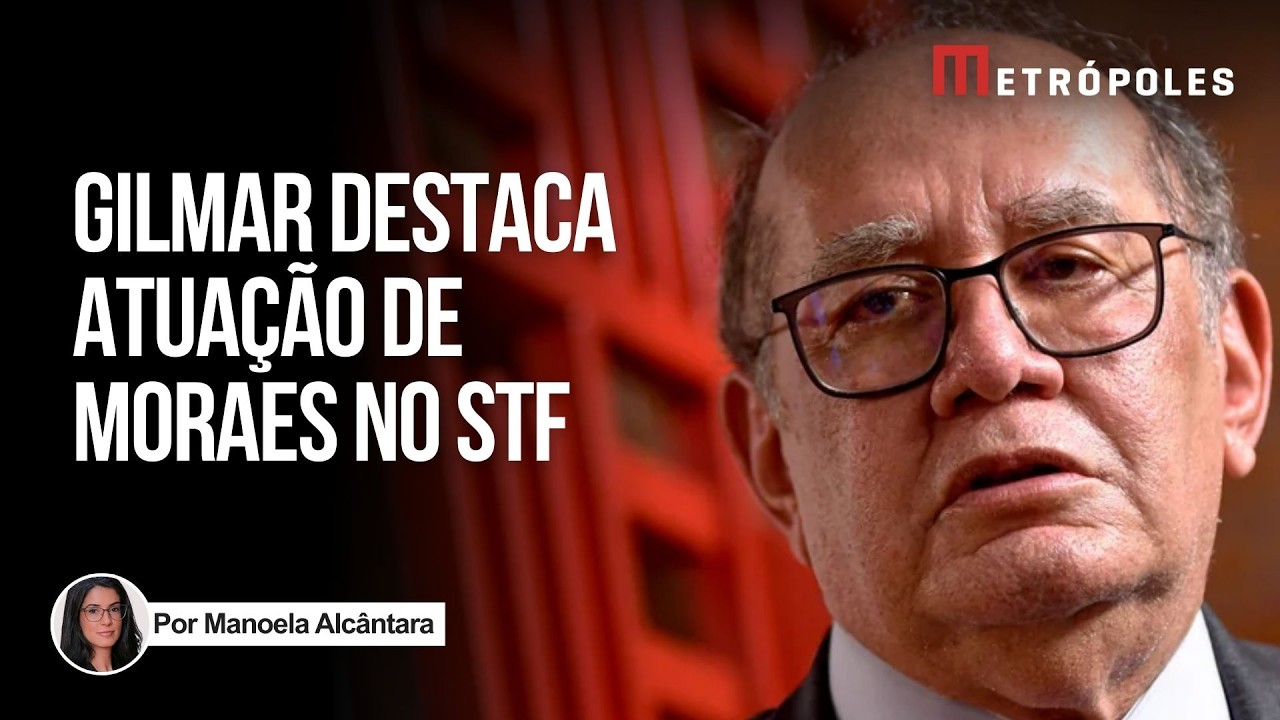 Gilmar Mendes se emociona em homenagem a Alexandre de Moraes; veja vídeo