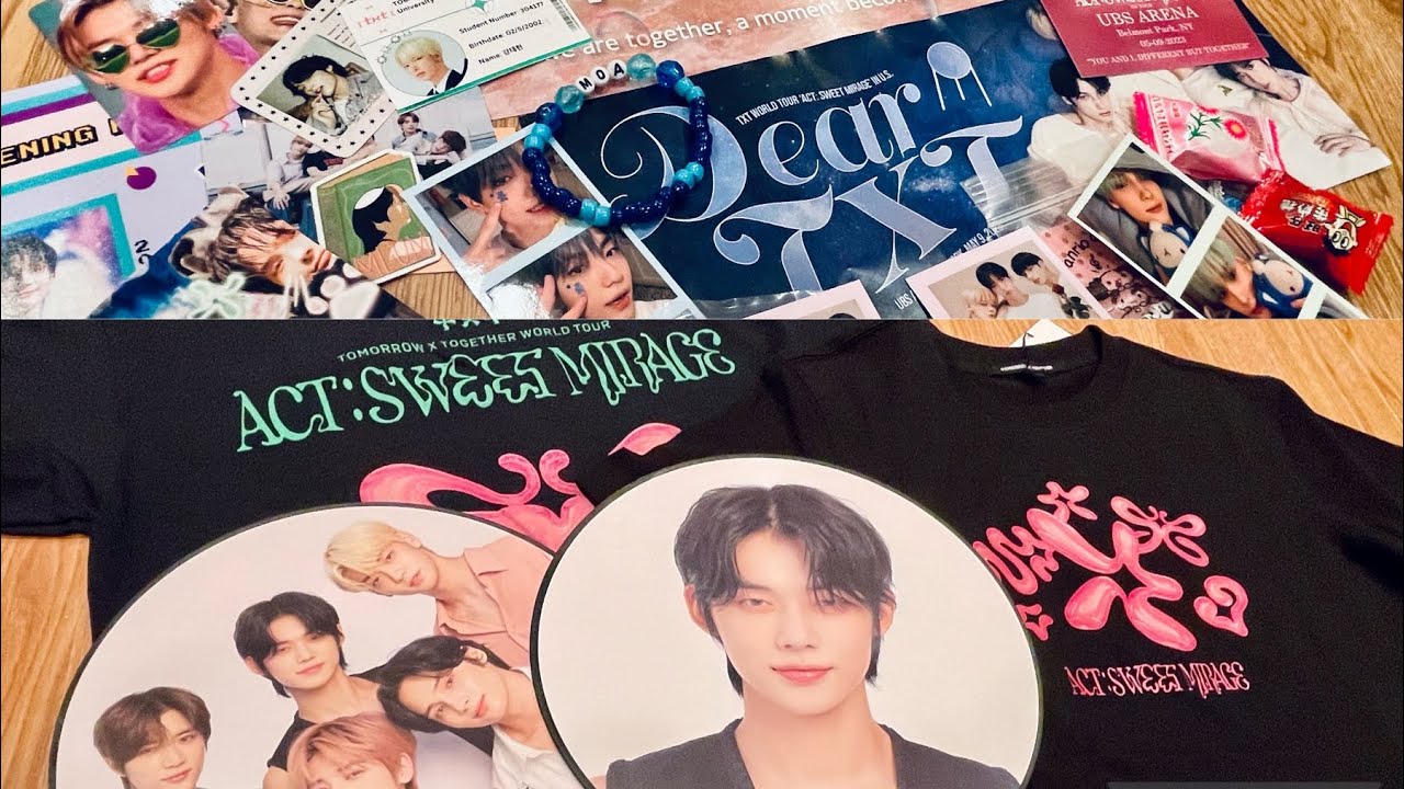 ⭐️TXT (투모로우바이투게더) Act: Sweet Mirage Tour Merch Haul⭐️