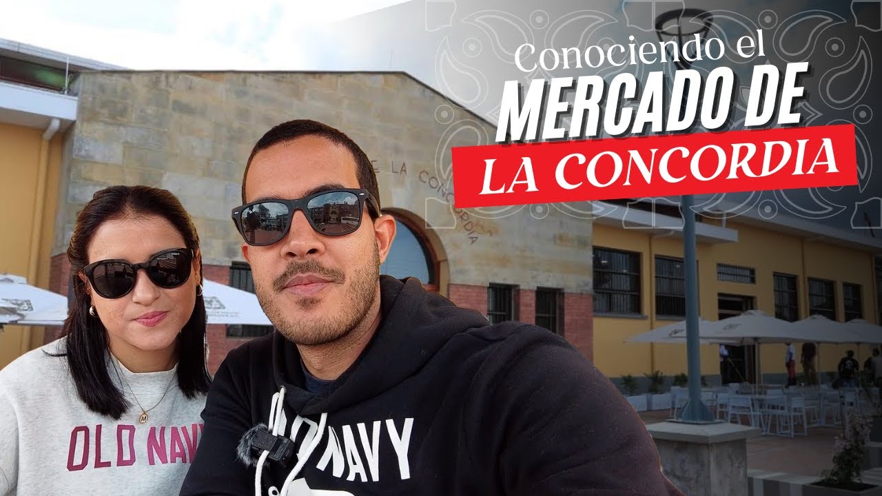 Conociendo el MERCADO DE LA CONCORDIA en el centro BOGOTA | Oscar y Mili