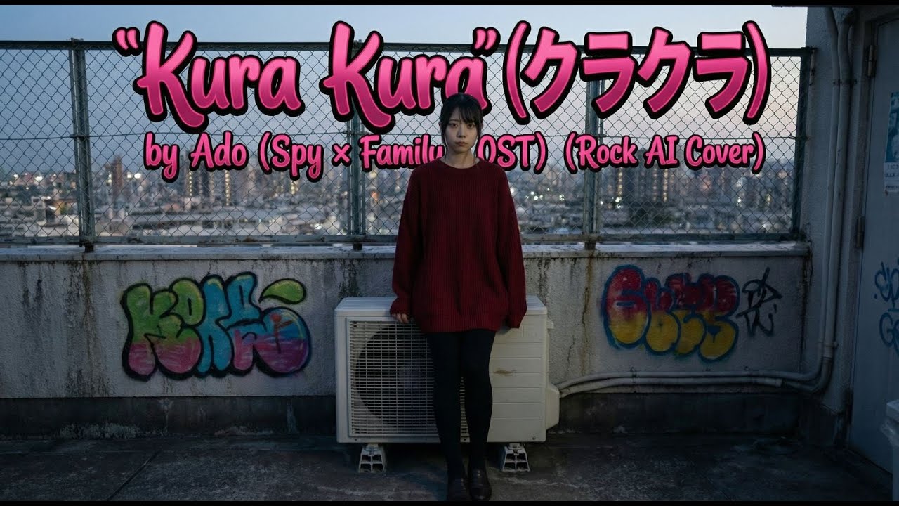 Kura Kura (Spy x Family ⌓‿⌓ OST) - Ado (Rock AI Cover)