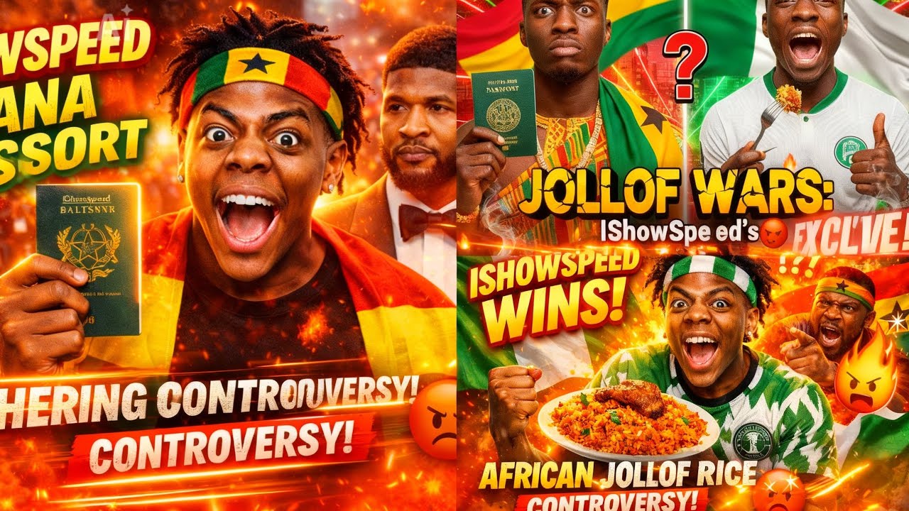 iShowSpeed's Explosive African Tour, Controversial Rice Verdict, and Ghana's Passport Twist