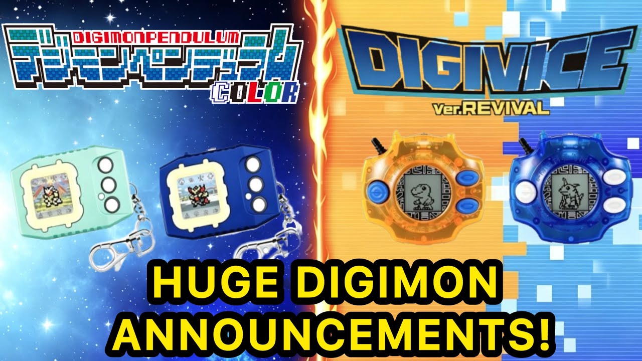 ГРОМКИЕ анонсы Digimon! Pendulum Color 8 и 9 + возрождение Digivice Ver!