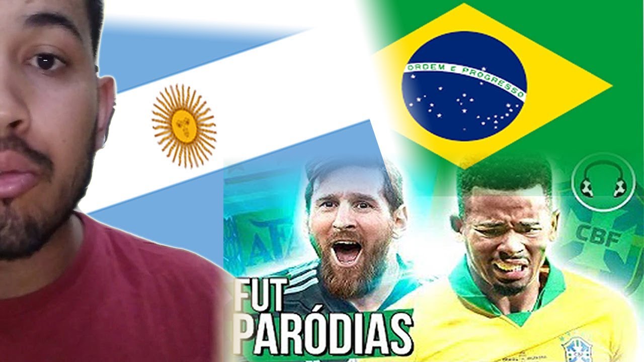 #REACT - ♫ MESSI CAMPEÃO EM CIMA DO NOSSO BRASIL (FutParódias)