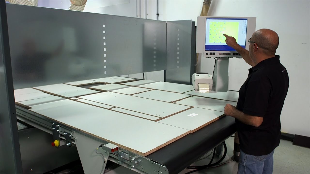 HOLZ-HER Nesting-Technologie für perfekte CNC-Formatierung