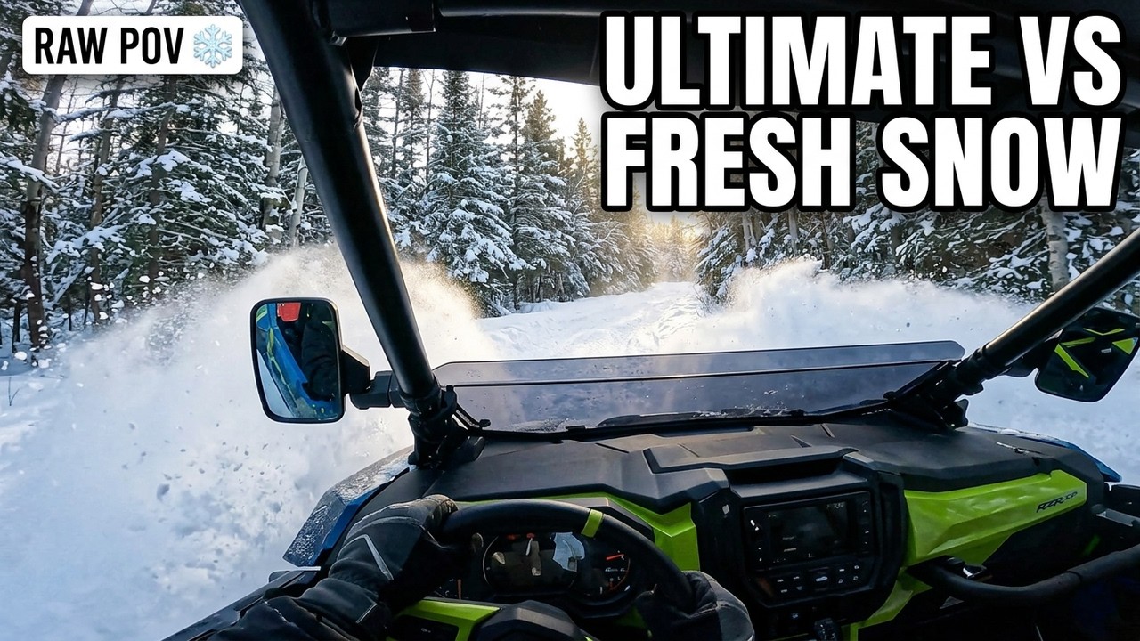 Pro XP Ultimate vs Fresh Snow - Raw POV