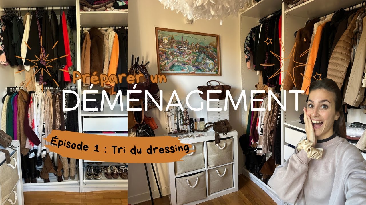 J’ai TRIÉ TOUT MON DRESSING avant de DÉMÉNAGER… (le choc 😱)